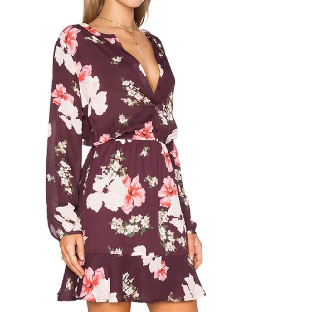 Cupcakes and Cashmere from Revolve Burgundy Dress